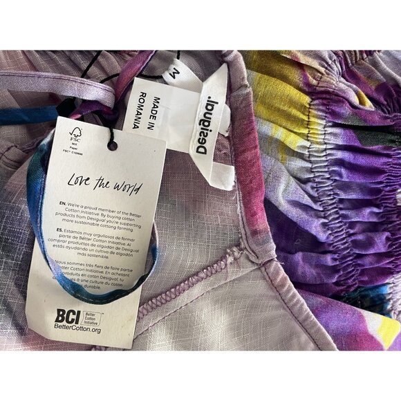 Desigual by Lacroix Christian Lacroix Crop Top Open Back New w Tags Size Medium - Picture 7 of 7